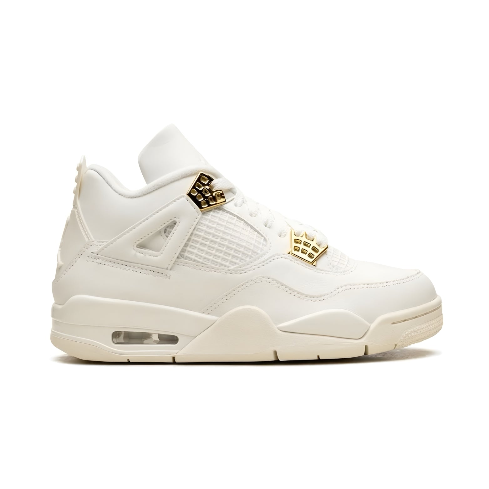 NIKE AIR JORDAN 4 RETRO WMN SAIL | Metallic Gold