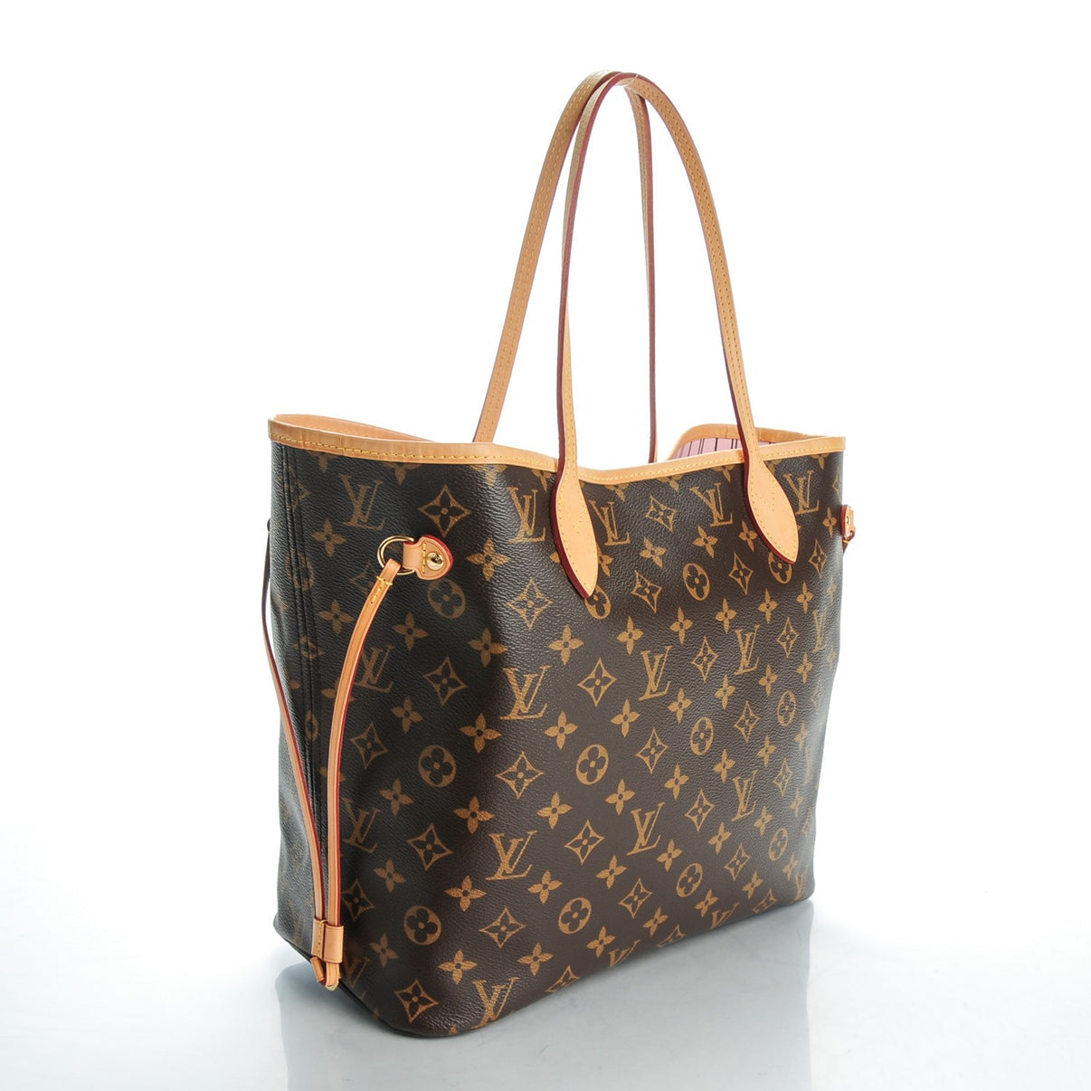 LOUIS VUITTON MONOGRAM NEVERFULL MM| Rose Ballerine