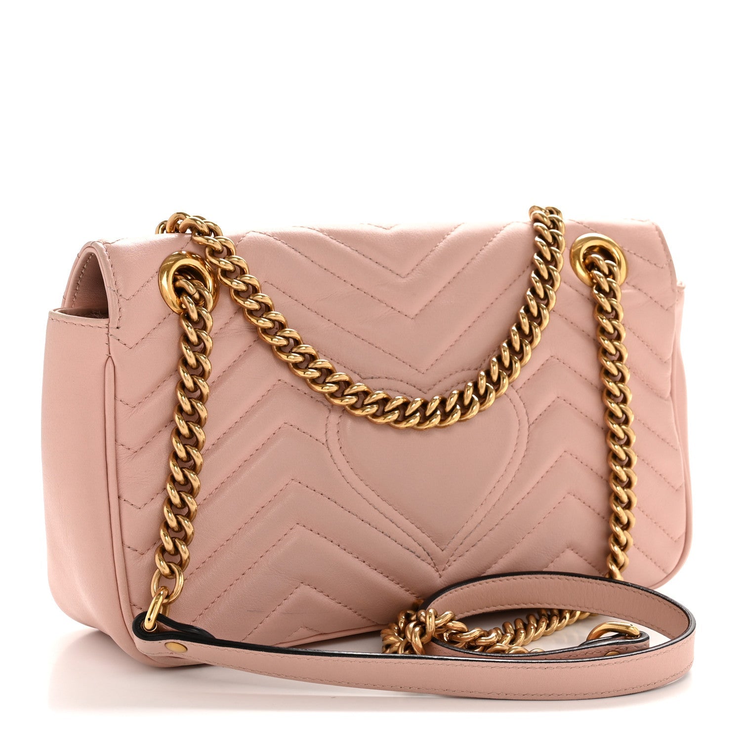 GUCCI MATELASSE GG MARMONT BAG | Perfect Pink