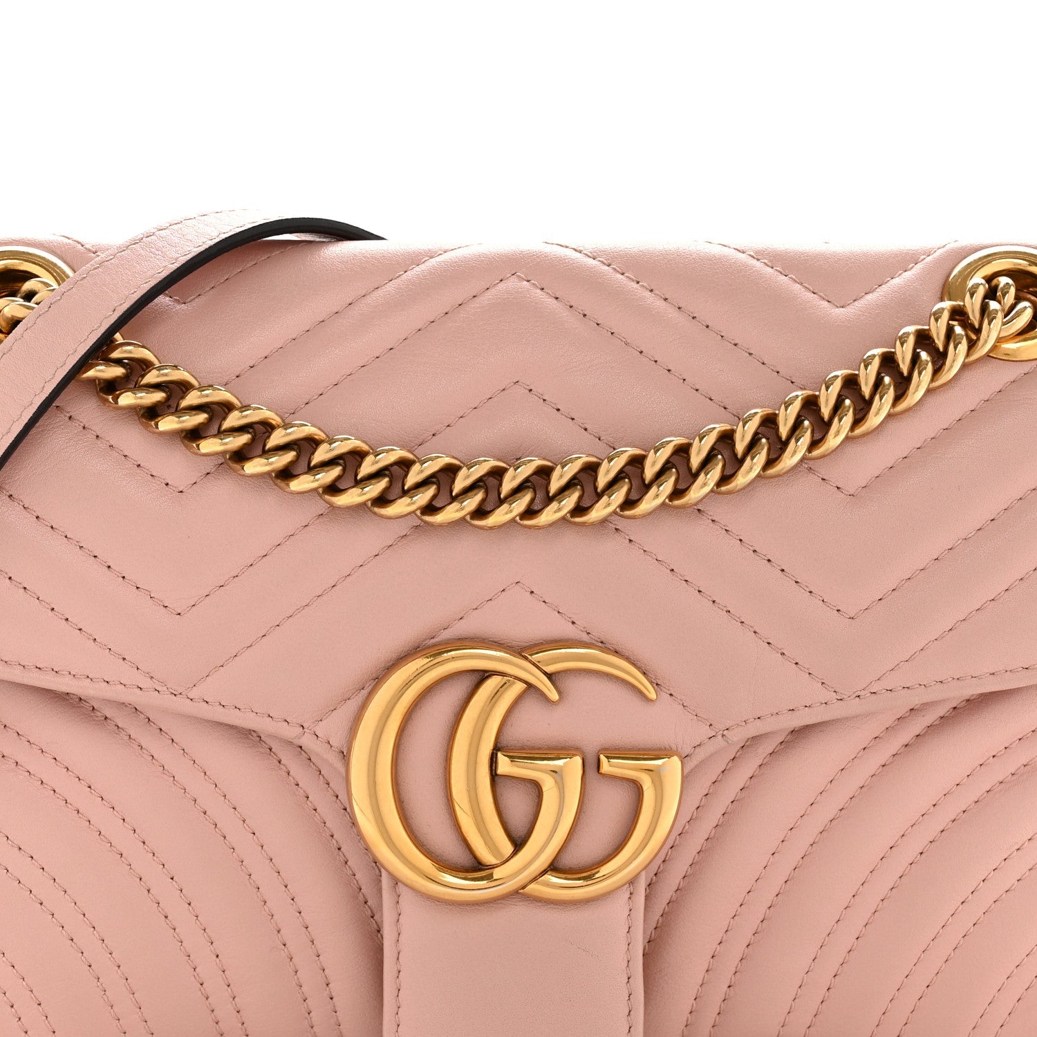 GUCCI MATELASSE GG MARMONT BAG | Perfect Pink
