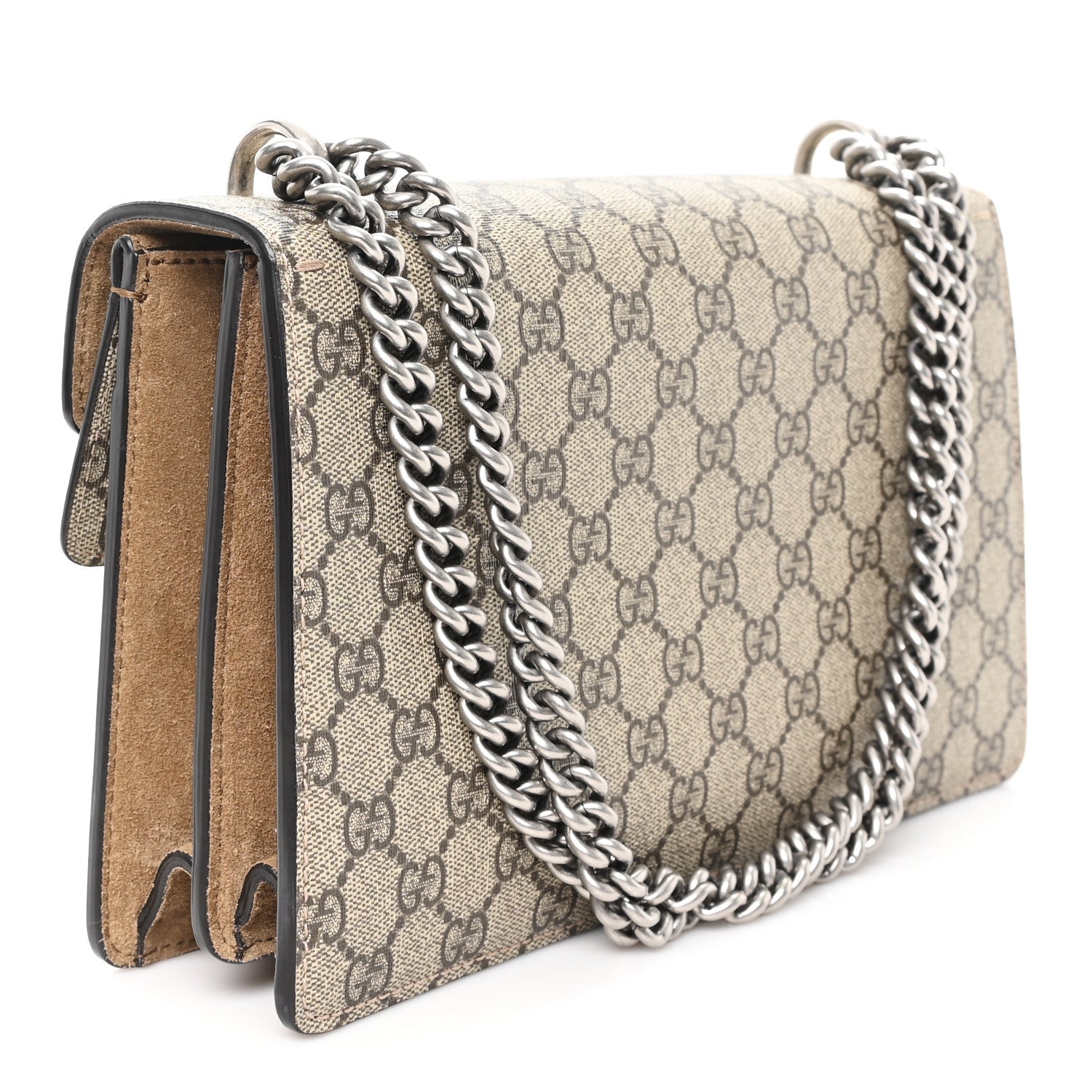 GUCCI SUPREME MONOGRAM TAUPE BAG | Dionysus Mini
